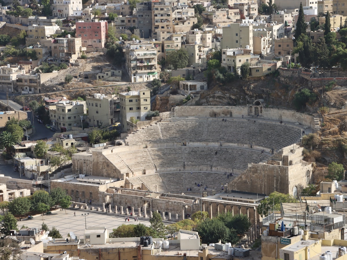 Aerial view of Amman, Jordan